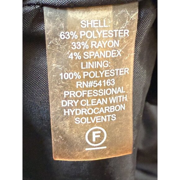 Calvin Klein Sheath Dress Women's 12 Gray Pleated Stretch Sleeveless Back Zip - Picture 4 of 5